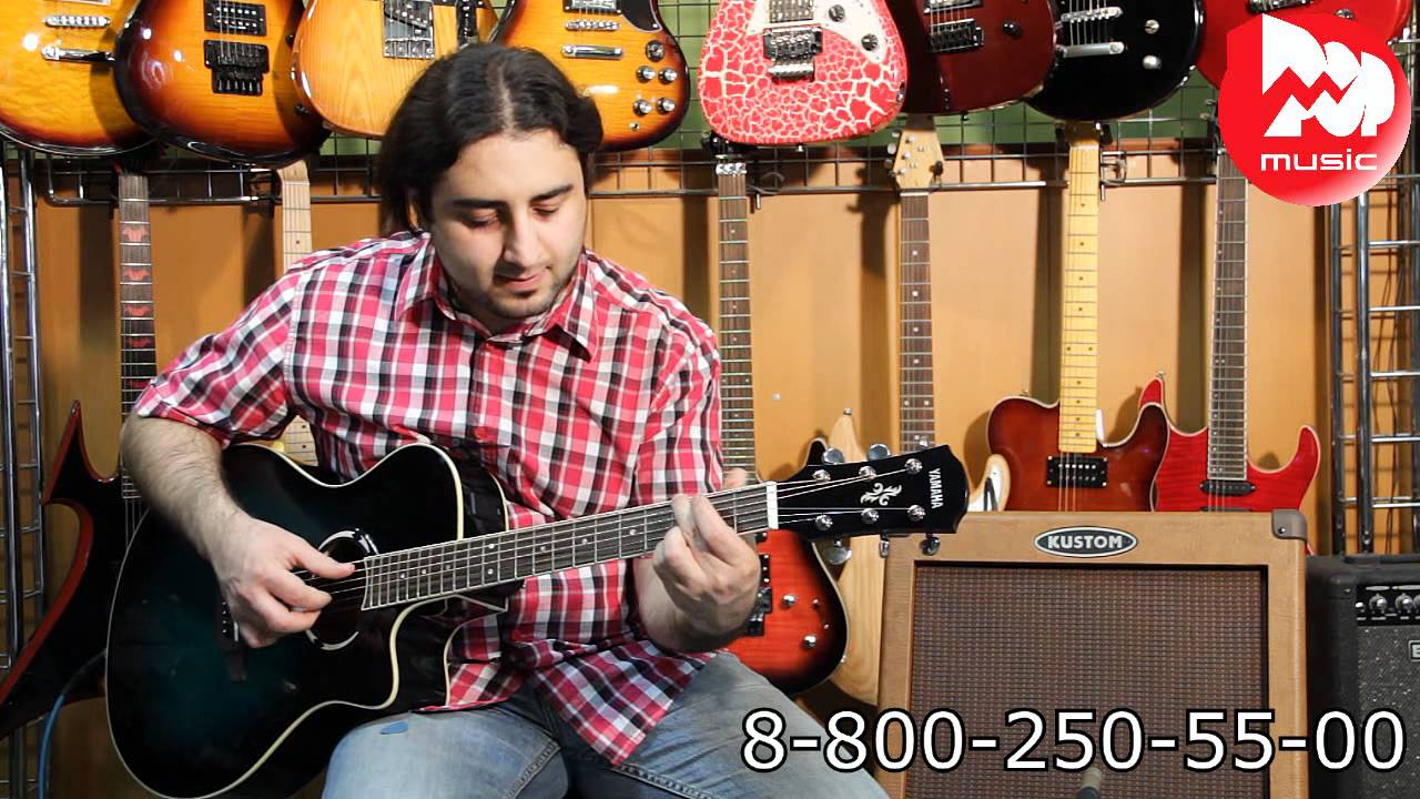 Электроакустическая гитара YAMAHA APX-500II OBB обзор