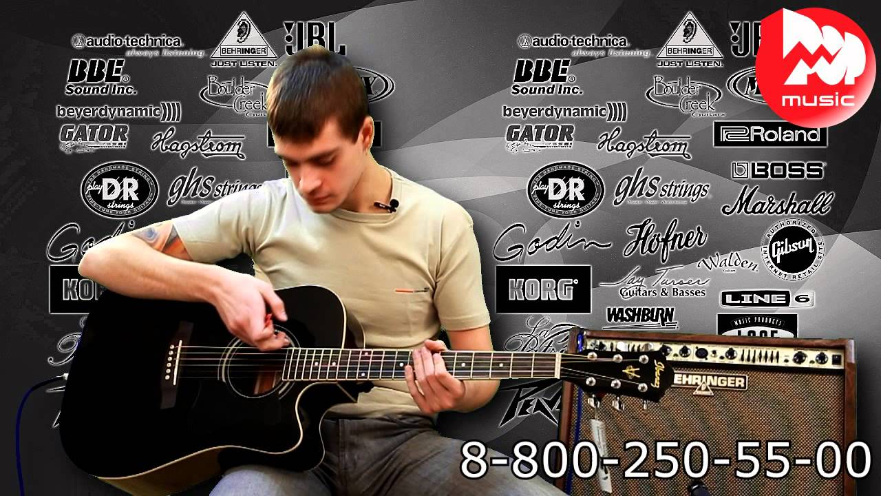 Электроакустическая гитара IBANEZ V72ECE BLACK